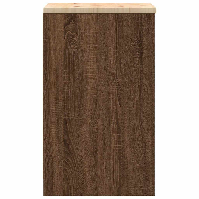 Dulap de depozitare pentru garaj Stejar maro 40x51x85 cm WALTI