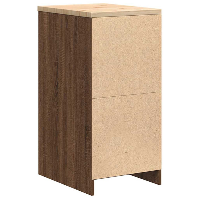 Dulap de depozitare pentru garaj Stejar maro 40x51x85 cm WALTI