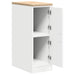 Dulap depozitare garaj alb 30x51x85 cm lemn masiv de pin - WALTI WALTI