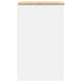 Dulap depozitare garaj alb 30x51x85 cm lemn masiv de pin - WALTI WALTI