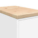 Dulap depozitare garaj alb 30x51x85 cm lemn masiv de pin - WALTI WALTI