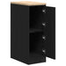 Dulap depozitare garaj negru 30x51x85 cm lemn masiv de pin - WALTI WALTI