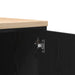 Dulap depozitare garaj negru 30x51x85 cm lemn masiv de pin - WALTI WALTI