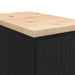 Dulap depozitare garaj negru 30x51x85 cm lemn masiv de pin - WALTI WALTI