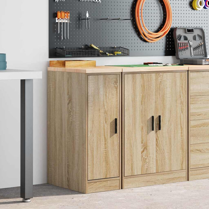 Dulap depozitare garaj Stejar Sonoma 30x51x85 cm lemn masiv pin - WALTI WALTI