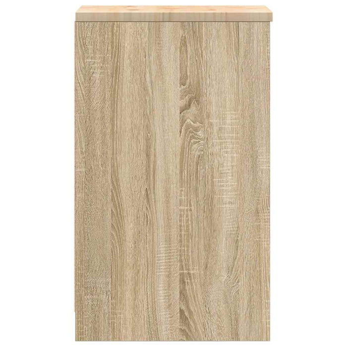 Dulap depozitare garaj Stejar Sonoma 30x51x85 cm lemn masiv pin - WALTI WALTI