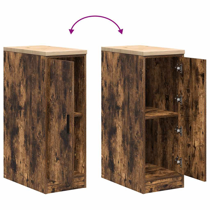 Dulap de depozitare pentru garaj stejar afumat 30x51x85 cm - WALTI WALTI
