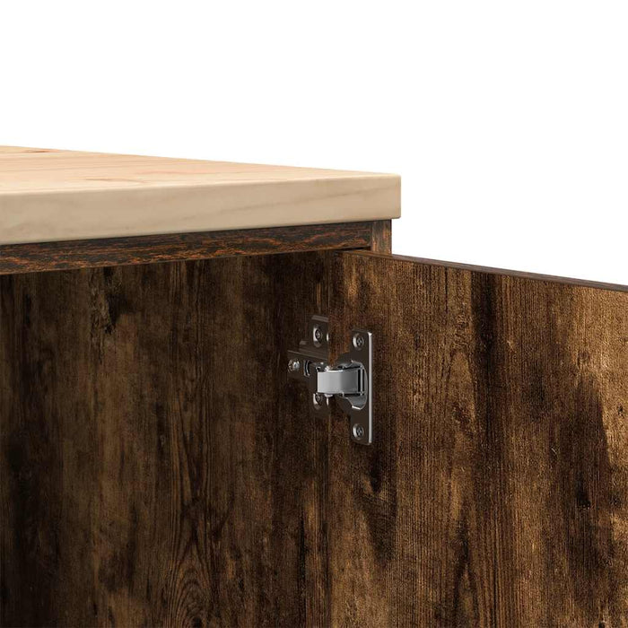 Dulap de depozitare pentru garaj stejar afumat 30x51x85 cm - WALTI WALTI
