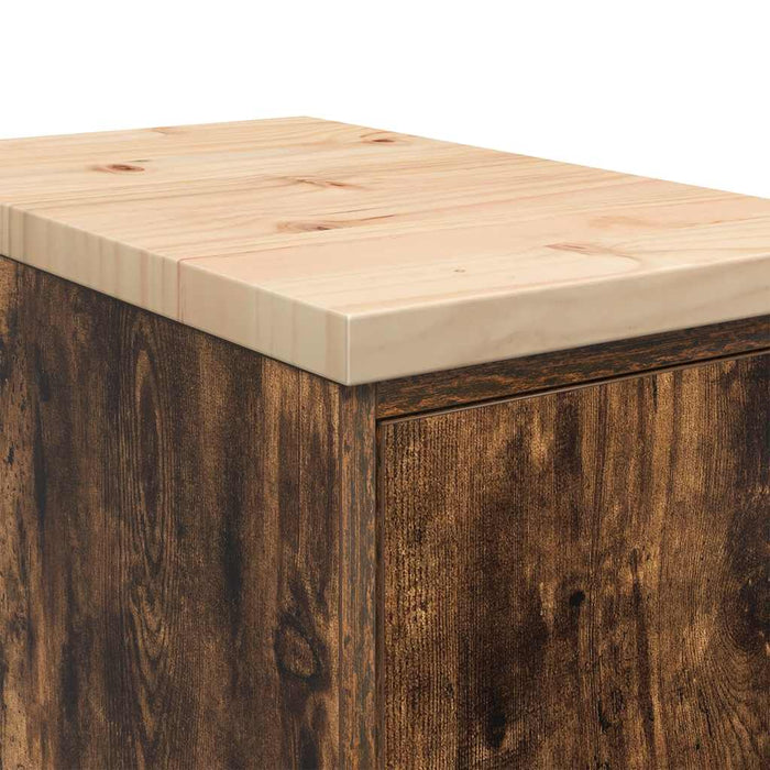 Dulap de depozitare pentru garaj stejar afumat 30x51x85 cm - WALTI WALTI
