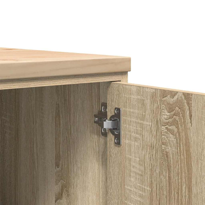 Dulap depozitare garaj Stejar Sonoma 40x51x85 cm lemn masiv pin - WALTI WALTI