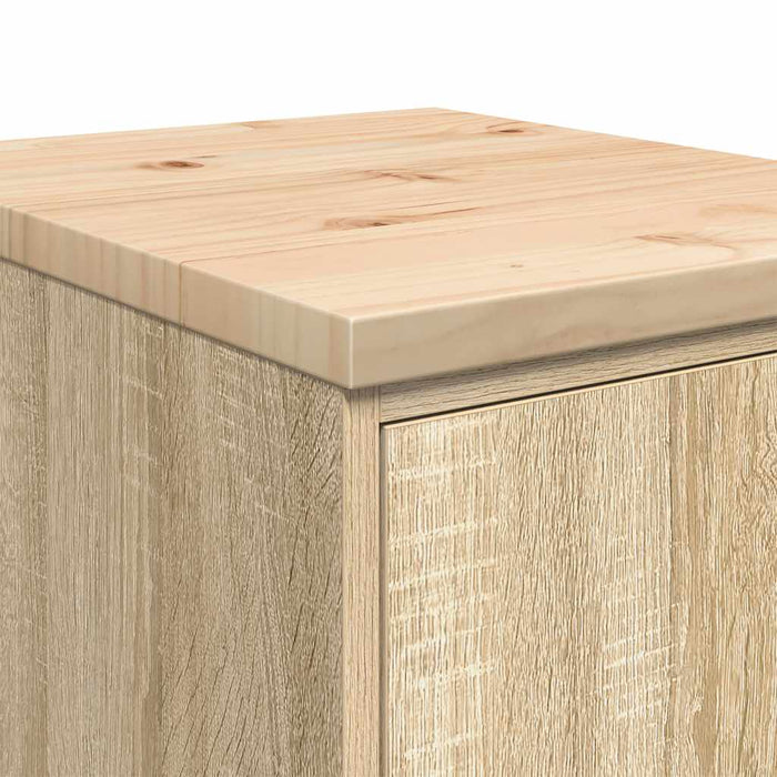 Dulap depozitare garaj Stejar Sonoma 40x51x85 cm lemn masiv pin - WALTI WALTI