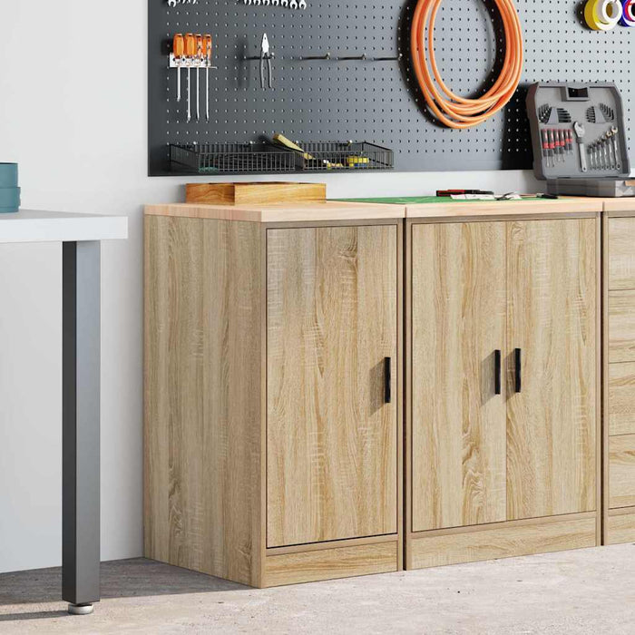Dulap depozitare garaj Stejar Sonoma 40x51x85 cm lemn masiv pin - WALTI WALTI