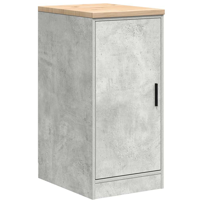 Dulap depozitare garaj Beton Gri 40x51x85 cm lemn masiv de pin - WALTI WALTI