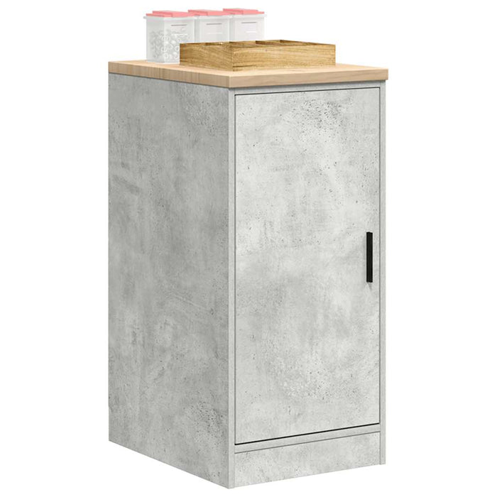 Dulap depozitare garaj Beton Gri 40x51x85 cm lemn masiv de pin - WALTI WALTI