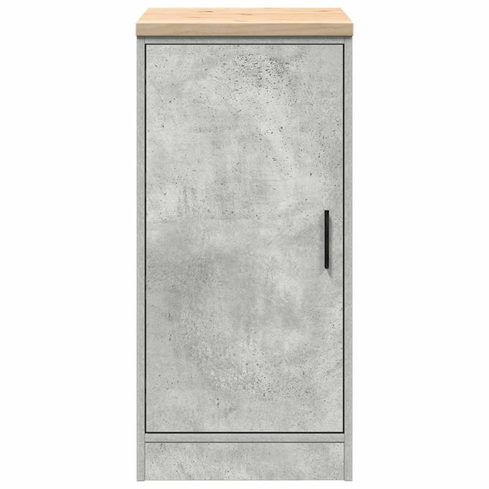 Dulap depozitare garaj Beton Gri 40x51x85 cm lemn masiv de pin - WALTI WALTI