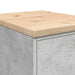 Dulap depozitare garaj Beton Gri 40x51x85 cm lemn masiv de pin - WALTI WALTI