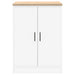 Dulap depozitare garaj alb 60x51x85 cm lemn masiv de pin - WALTI WALTI