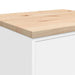 Dulap depozitare garaj alb 60x51x85 cm lemn masiv de pin - WALTI WALTI