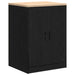 Dulap depozitare garaj negru 60x51x85 cm lemn masiv de pin - WALTI WALTI