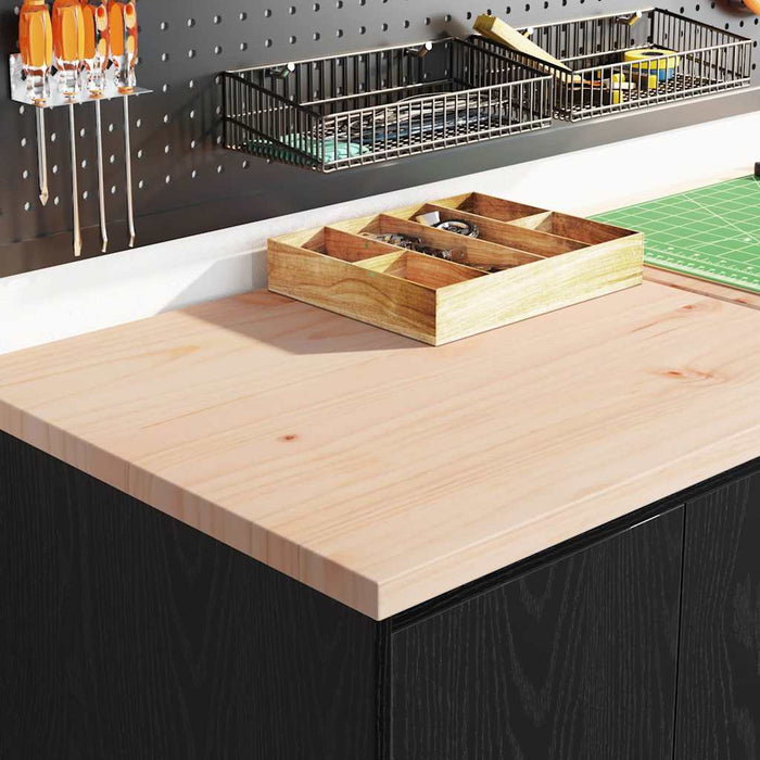 Dulap depozitare garaj negru 60x51x85 cm lemn masiv de pin - WALTI WALTI
