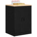 Dulap depozitare garaj negru 60x51x85 cm lemn masiv de pin - WALTI WALTI