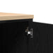 Dulap depozitare garaj negru 60x51x85 cm lemn masiv de pin - WALTI WALTI