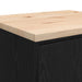 Dulap depozitare garaj negru 60x51x85 cm lemn masiv de pin - WALTI WALTI