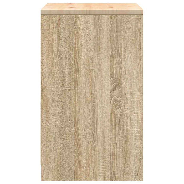 Dulap depozitare garaj Stejar Sonoma 60x51x85 cm lemn masiv pin - WALTI WALTI