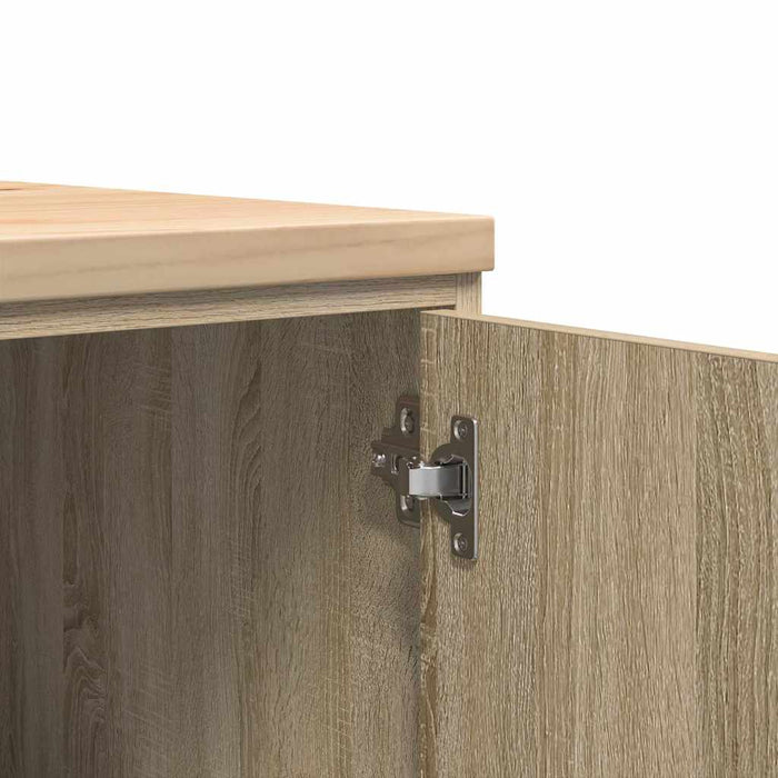Dulap depozitare garaj Stejar Sonoma 60x51x85 cm lemn masiv pin - WALTI WALTI