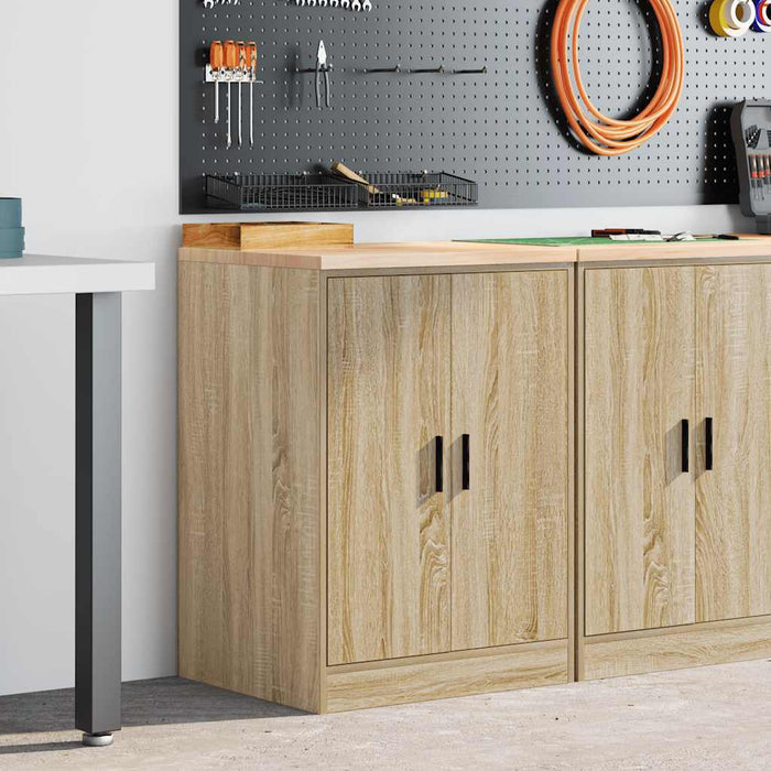 Dulap depozitare garaj Stejar Sonoma 60x51x85 cm lemn masiv pin - WALTI WALTI