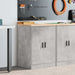 Dulap depozitare garaj Beton Gri 60x51x85 cm lemn masiv de pin - WALTI WALTI