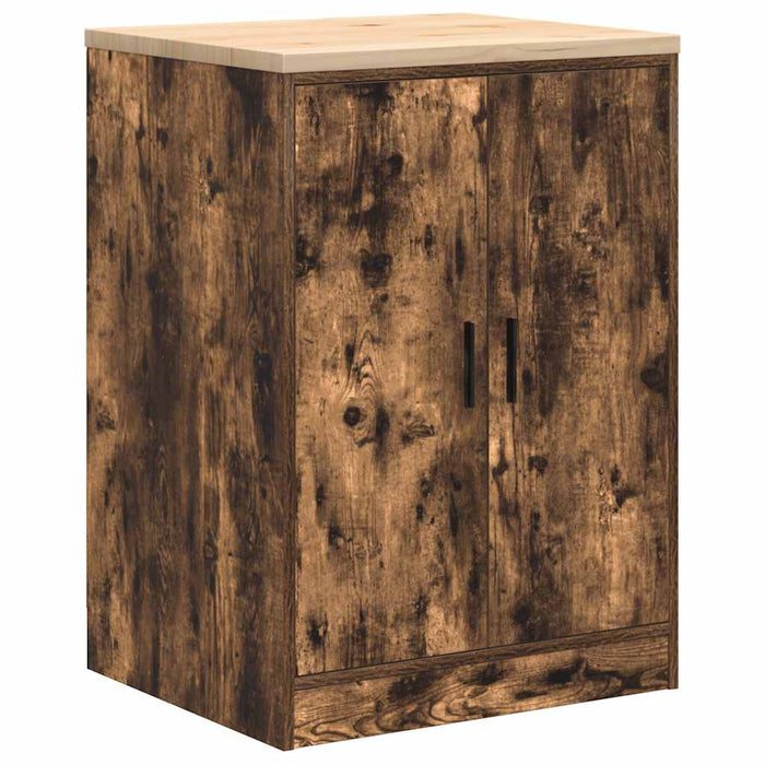 Dulap de depozitare pentru garaj stejar afumat 60x51x85 cm - WALTI WALTI