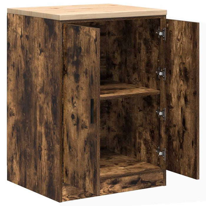 Dulap de depozitare pentru garaj stejar afumat 60x51x85 cm - WALTI WALTI