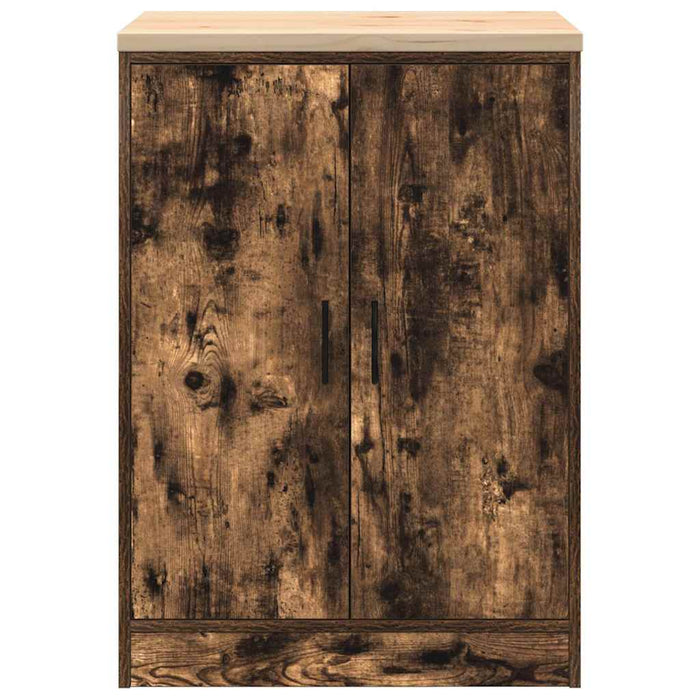 Dulap de depozitare pentru garaj stejar afumat 60x51x85 cm - WALTI WALTI