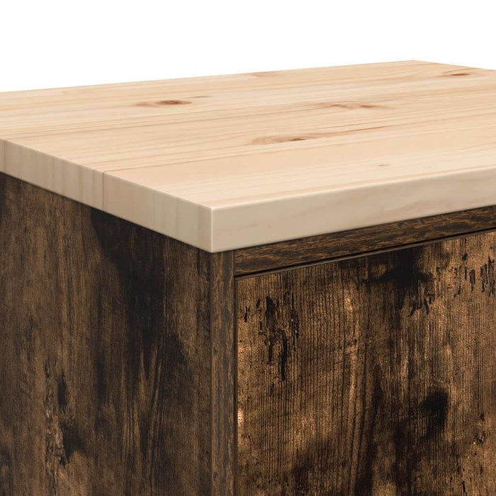 Dulap de depozitare pentru garaj stejar afumat 60x51x85 cm - WALTI WALTI