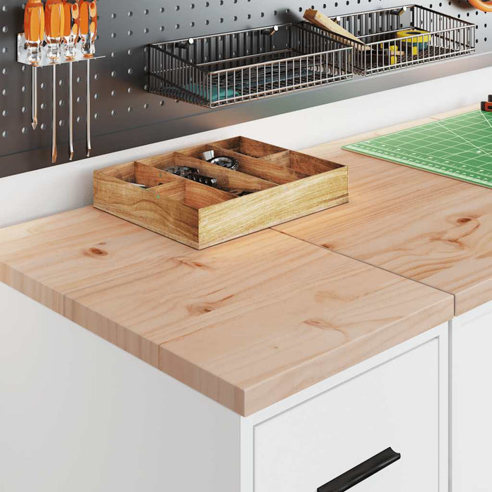 Dulap depozitare garaj alb 30x51x85 cm lemn masiv de pin - WALTI WALTI