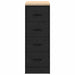 Dulap depozitare garaj negru 30x51x85 cm lemn masiv de pin - WALTI WALTI