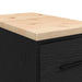 Dulap depozitare garaj negru 30x51x85 cm lemn masiv de pin - WALTI WALTI