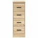 Dulap depozitare garaj Stejar Sonoma 30x51x85 cm lemn masiv pin - WALTI WALTI