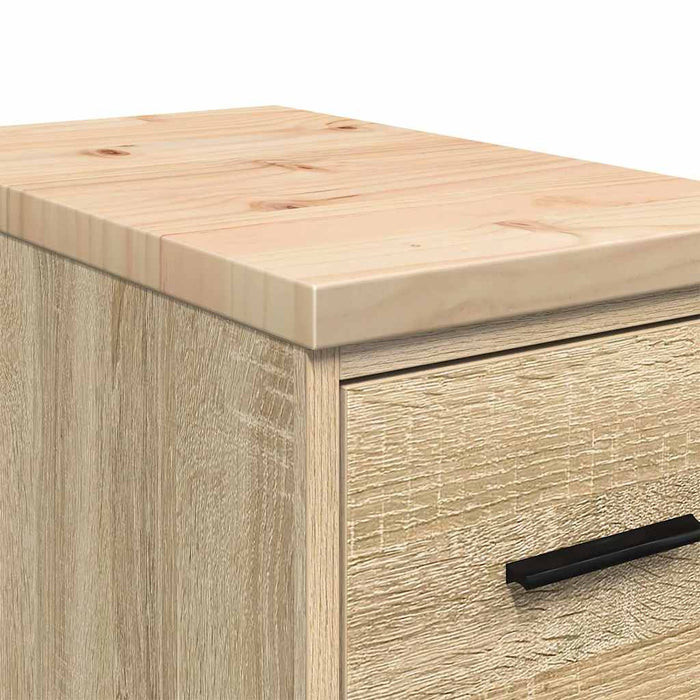Dulap depozitare garaj Stejar Sonoma 30x51x85 cm lemn masiv pin - WALTI WALTI