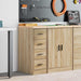 Dulap depozitare garaj Stejar Sonoma 30x51x85 cm lemn masiv pin - WALTI WALTI