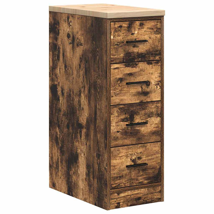 Dulap de depozitare pentru garaj stejar afumat 30x51x85 cm - WALTI WALTI