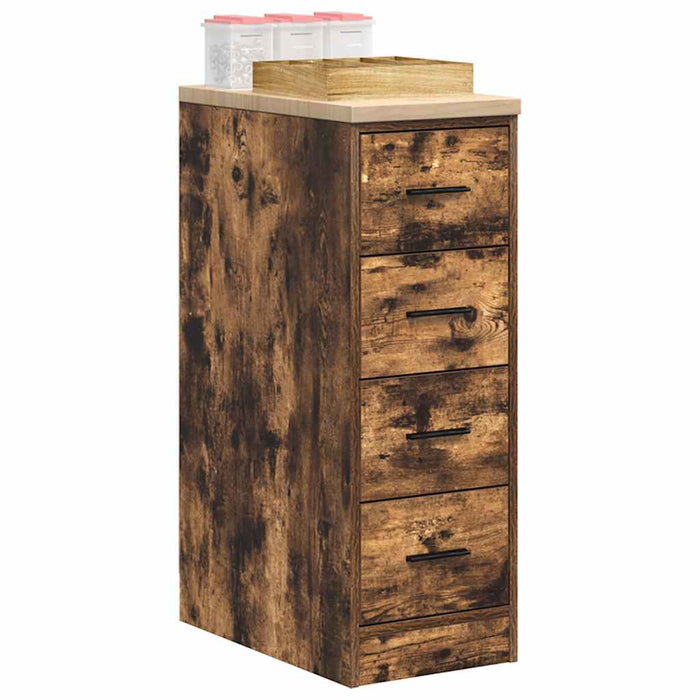 Dulap de depozitare pentru garaj stejar afumat 30x51x85 cm - WALTI WALTI