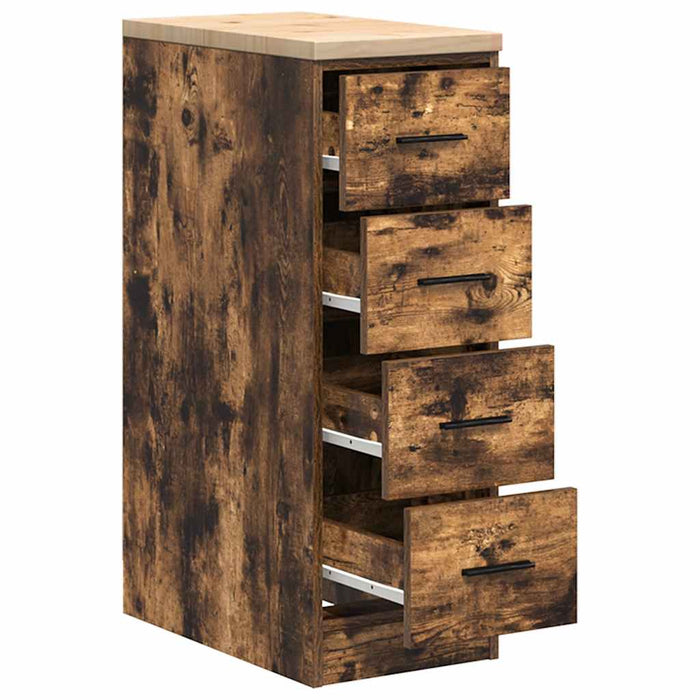 Dulap de depozitare pentru garaj stejar afumat 30x51x85 cm - WALTI WALTI
