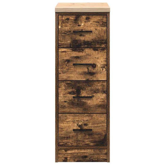 Dulap de depozitare pentru garaj stejar afumat 30x51x85 cm - WALTI WALTI
