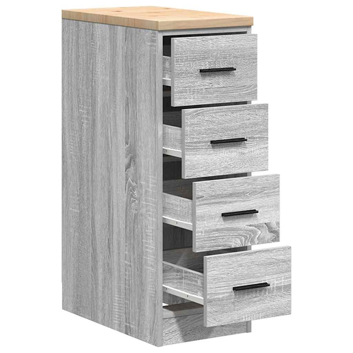 Dulap depozitare garaj gri Sonoma 30x51x85 cm WALTI