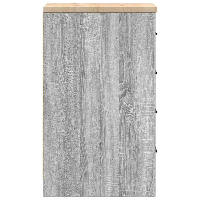 Dulap depozitare garaj gri Sonoma 30x51x85 cm WALTI