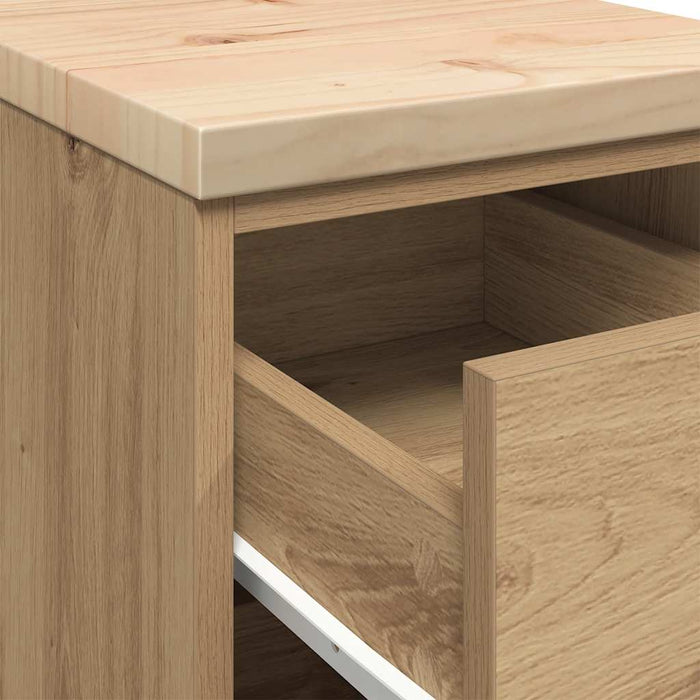 Dulap de depozitare pentru garaj Artisan Stejar 30x51x85 cm - WALTI WALTI