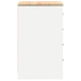 Dulap depozitare garaj alb 40x51x85 cm lemn masiv de pin - WALTI WALTI