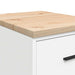 Dulap depozitare garaj alb 40x51x85 cm lemn masiv de pin - WALTI WALTI